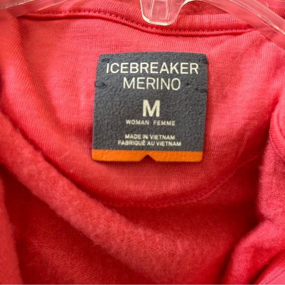 Icebreaker Merino Wool Hooded Zip-up Vest EUC - Picture 3 of 5